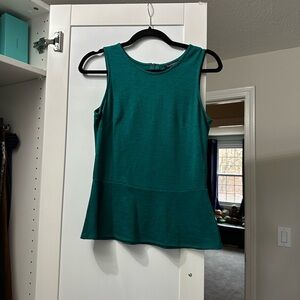 Sleeveless Teal Top